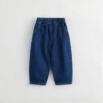 Хлопковые удобные джинсы MARC & JANIE Boys Turnip Pants, детские брюки на осень 231696